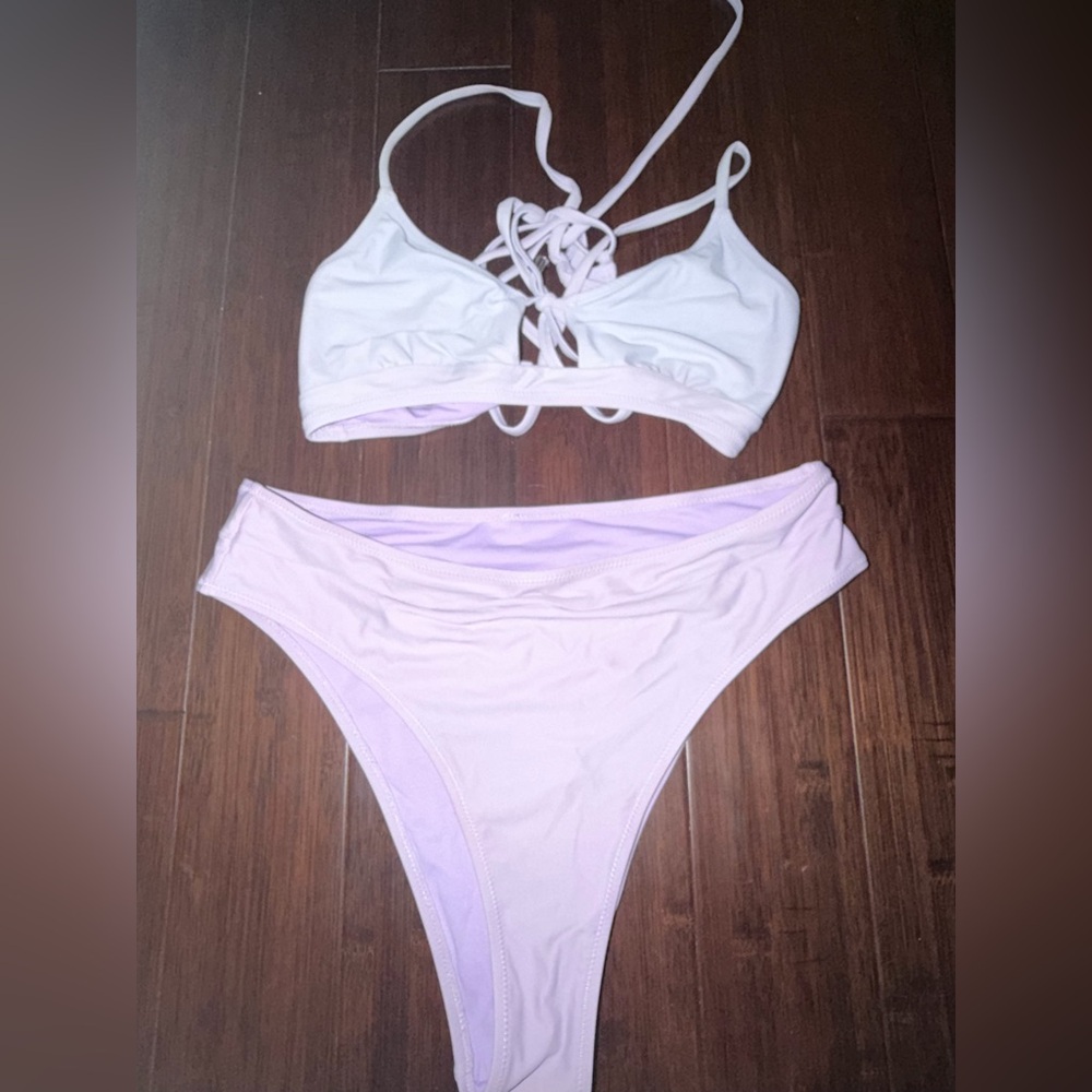Cupshee Light Purple Bikini Set